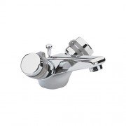 Змішувач для раковини двухвентильний з донним клапаном Grohe колекція Supra хром 21255000