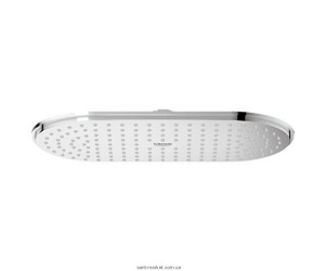 Лейка для верхнього душа з тропічним душем Grohe колекція Rainshower Veris хром 27470000