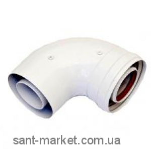 Ariston Коаксіальне коліно M / F 90 ° Ø 60/100 3318003