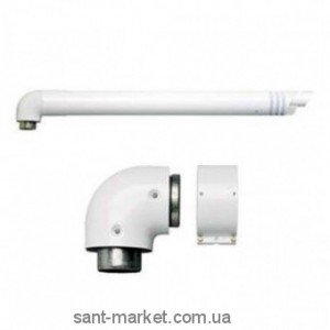 Ariston Комплект для конвекційного котла 750 мм 60/100 з коліном 3318001