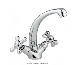 Смеситель для раковины двухвентильный EMMEVI коллекция Deco Classic хром CR12113TC