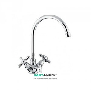 Смеситель для кухни Emmevi Deco Classic двухвентильный ретростиль CR12427