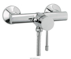 Смеситель для душа настенный однорычажный EMMEVI коллекция Eden хром CR71002