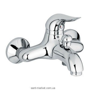 Змішувач одинважільний для ванни з коротким виливом EMMEVI колекція Duka хром CR44001