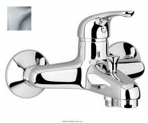 Змішувач одинважільний для ванни з коротким виливом EMMEVI колекція Giglio сатин SC8001GB