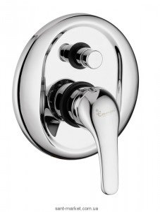 Змішувач прихований (вбудований) EMMEVI колекція Giglio хром CR8019L