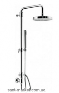 Змішувач для душу настінний змішувач EMMEVI колекція Eden з душовим набором хром CR2584 I