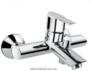 Змішувач одинважільний для ванни з коротким виливом EMMEVI колекція Elly хром CR41001