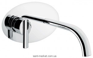 Змішувач для раковини одноважеля настінний EMMEVI колекція Elly хром CR41055