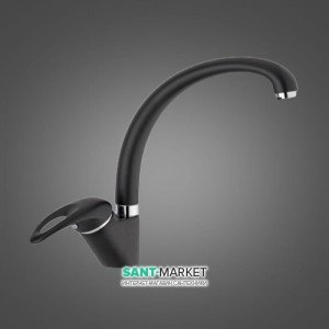 Смеситель для кухни Emmevi Luxor Смеситель черный NEO 7087R
