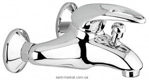Змішувач одинважільний для ванни з коротким виливом EMMEVI колекція Luxor хром CR7001RB