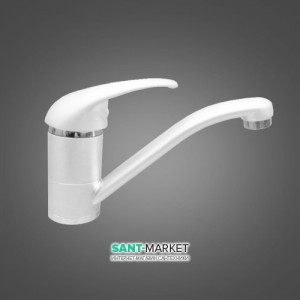 Змішувач для кухні Emmevi Luxor білий-хром BC7007RCC