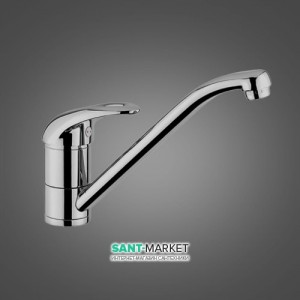 Смеситель для кухни Emmevi Luxor однорычажный  матовый-хром SC7007R