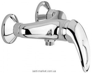 Змішувач для душу настінний змішувач EMMEVI колекція Luxor хром CR7002RB