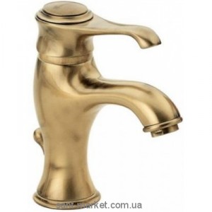 Смеситель для раковины однорычажный с донным клапаном EMMEVI коллекция Tiffany бронза BR6003