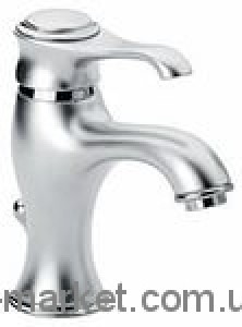 Змішувач для раковини одноважеля з донним клапаном EMMEVI колекція Tiffany сатин SC6003