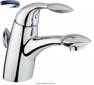 Змішувач для раковини одноважеля з донним клапаном EMMEVI колекція Trilly синій CBL51003