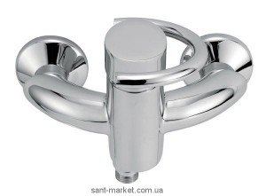 Смеситель для душа настенный однорычажный EMMEVI коллекция Twist сатин CS6602