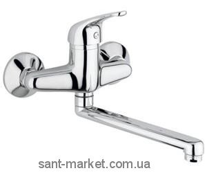 Змішувач для раковини одноважеля настінний EMMEVI колекція Winny хром CR95005