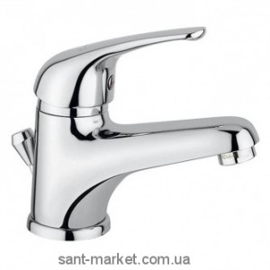 Змішувач для раковини одноважеля з донним клапаном EMMEVI колекція Winny хром CR95003