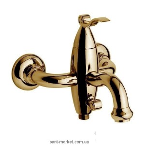 Змішувач одинважільний для ванни з коротким виливом EMMEVI колекція Abel бронза ВR39001