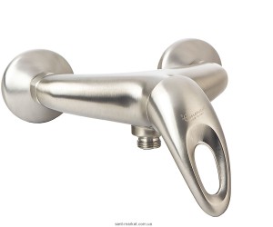 Змішувач для душу настінний змішувач EMMEVI колекція Alexa нікель NS24002