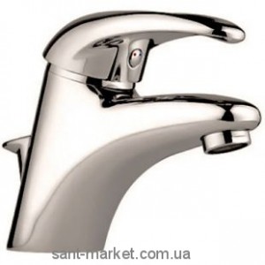 Змішувач для раковини одноважеля з донним клапаном EMMEVI колекція Alexa нікель NS24003