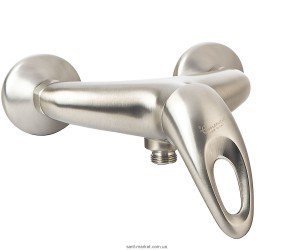 Смеситель для душа настенный однорычажный EMMEVI коллекция Alexa никель NS24002