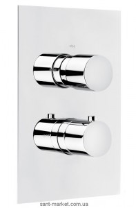 Змішувач з термостатом прихований (вбудований) EMMEVI колекція Piper хром CR45319