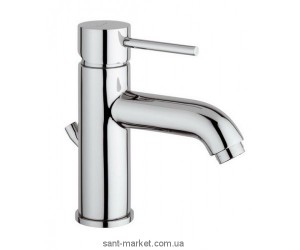 Смеситель для раковины однорычажный с донным клапаном EMMEVI коллекция Piper хром CR45003