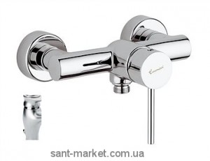 Смеситель для душа настенный однорычажный EMMEVI коллекция Piper мат/хром SC45002