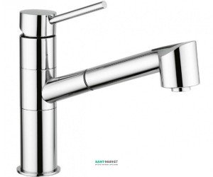Змішувач для кухні з висувною лійкою Emmevi Piper змішувач CR45065