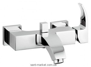 Змішувач одинважільний для ванни з коротким виливом EMMEVI колекція Niagara хром CR74031