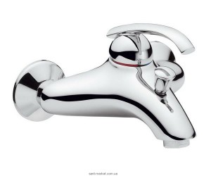 Змішувач одинважільний для ванни з коротким виливом EMMEVI колекція Ramses хром CR72001