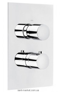 Змішувач з термостатом прихований (вбудований) EMMEVI колекція Piper хром CR45319