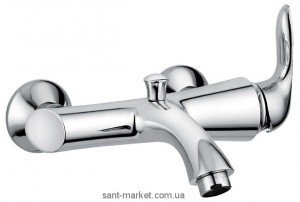 Змішувач одинважільний для ванни з коротким виливом EMMEVI колекція Neco хром CR91001