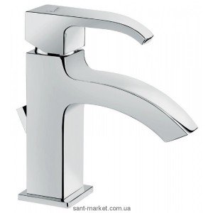 Змішувач для раковини одноважеля з донним клапаном EMMEVI колекція Niagara хром CR74003