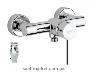 Смеситель для душа настенный однорычажный EMMEVI коллекция Piper мат/хром SC45002