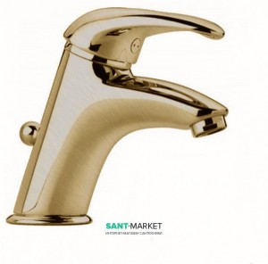 Змішувач для раковини одноважеля з донним клапаном EMMEVI колекція Anubis бронза BR7003R