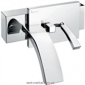 Змішувач з джойстиком для ванни з коротким виливом EMMEVI колекція Antef хром CR42001
