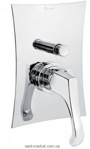 Змішувач прихований (вбудований) EMMEVI колекція Ares хром CR76019