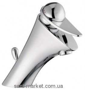 Змішувач для раковини одноважеля з донним клапаном EMMEVI колекція Cheope сатин SC5003 Big