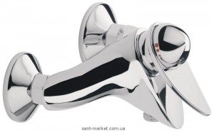 Змішувач одинважільний для ванни з коротким виливом EMMEVI колекція Cheope сатин SC5002