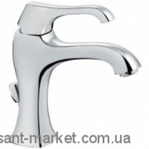 Смеситель для раковины однорычажный с донным клапаном EMMEVI коллекция Ares хром CR76003