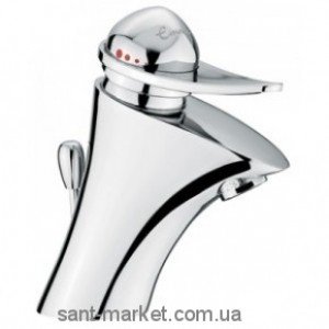 Смеситель для раковины однорычажный с донным клапаном EMMEVI коллекция Cheope хром CR5003 BIG