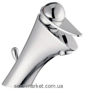 Змішувач для раковини одноважеля з донним клапаном EMMEVI колекція Cheope сатин SC5003 Big