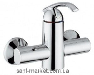 Змішувач для душу настінний змішувач EMMEVI колекція Dacota хром CR73002