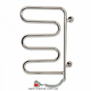 Електричний полотенцесушитель Laris Змійовик 25 РС5 Е 450х570х35 змійка хром поворотний 73207160