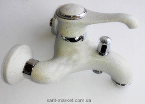 Змішувач одинважільний для ванни з коротким виливом EMMEVI колекція Tiffany граніт GBE6001