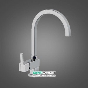 Смеситель для кухни Emmevi Sicily однорычажный мат-хром  SC38089